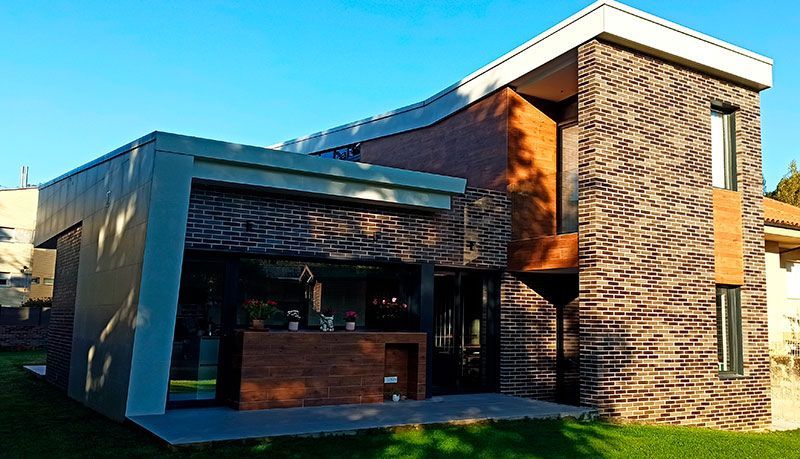 Vivienda unifamiliar de ladrillo